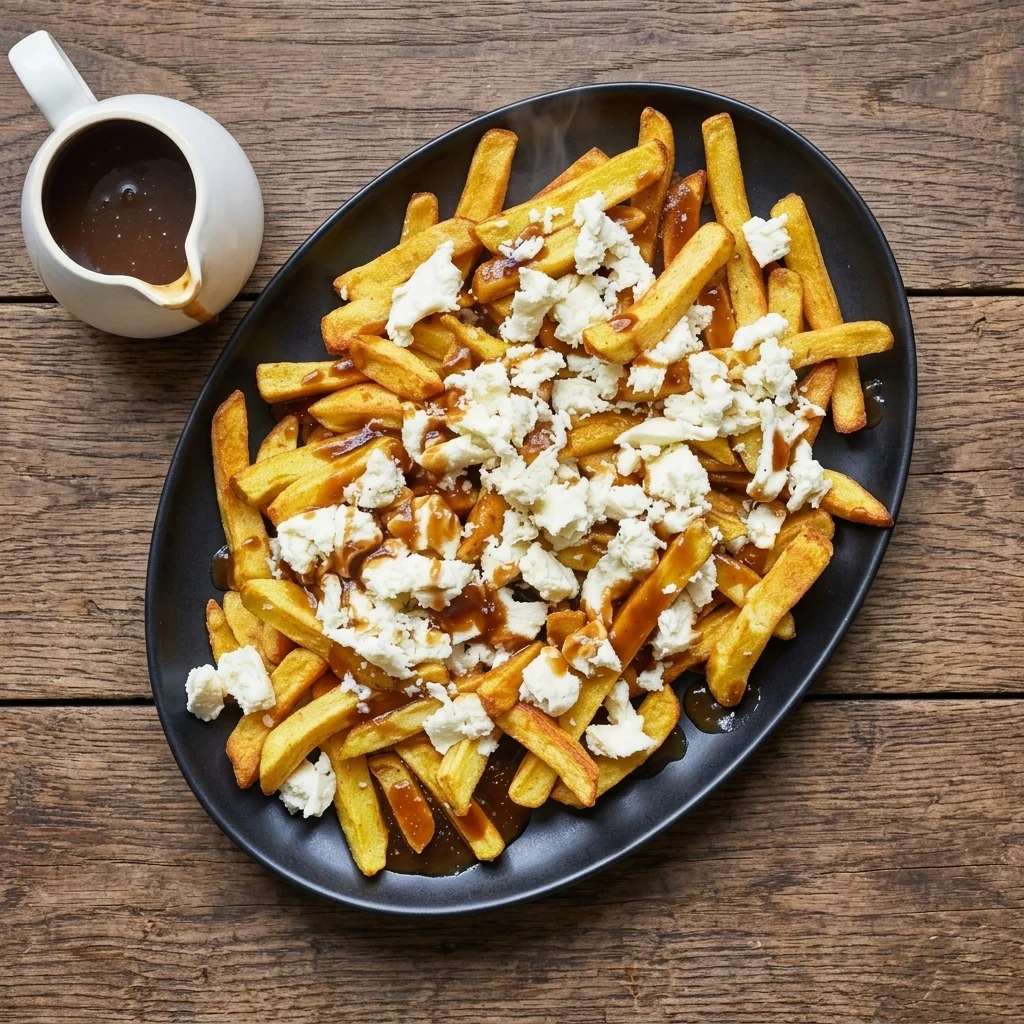 Poutine loaded fries at Dunked in London, Ontario