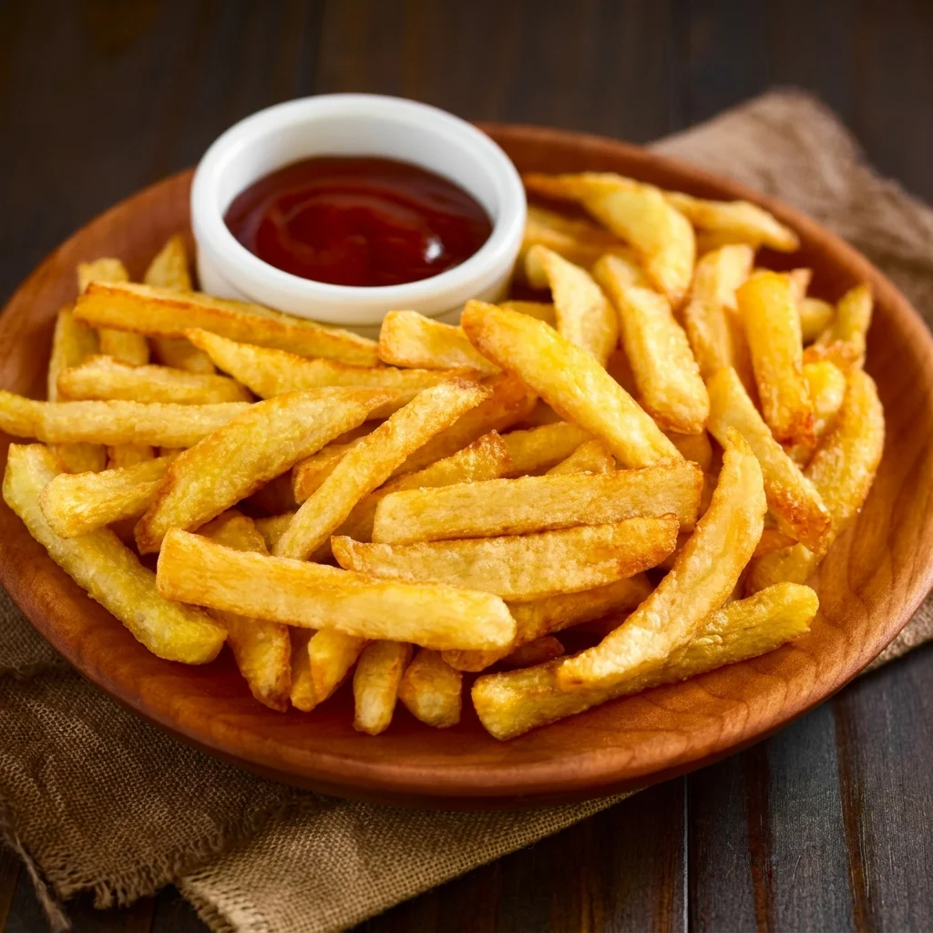 Regular fries at Dunked in London, Ontario